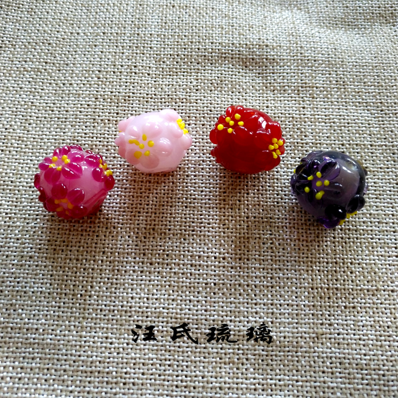 diy多色日式饰品琉璃珠