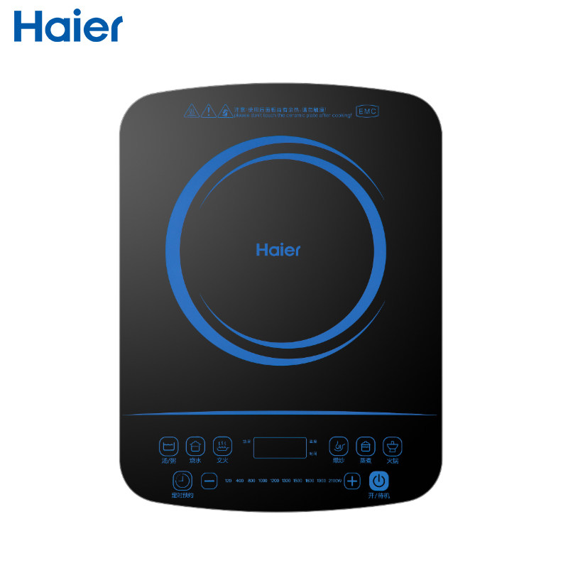 海尔(Haier)电磁炉C21-BC18 专精匀火加热技术 4段弧线切割工艺