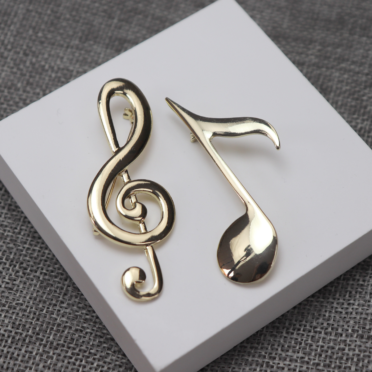 原创时尚简约音符胸针音乐系学生胸针服装帽子包包配饰小礼物