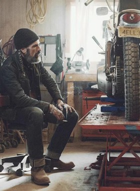 美国正品tellason单宁牛仔夹克Coverall16.5oz原牛赤耳外套