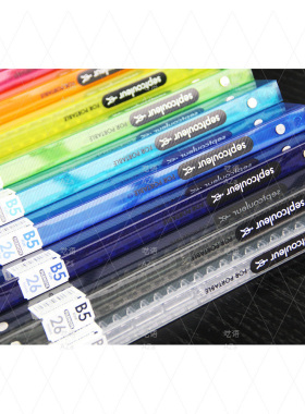 日本maruman满乐文糖果彩色B5彩壳 活页夹笔记本