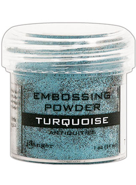 Ranger Embossing浮雕粉凸粉手帐账贺卡DIY立体装饰EPJ蓝色绿色系