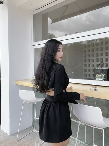 欧美辣妹风微胖大码连衣裙