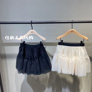 little moco专柜正品 23年夏女童亮珠蓬蓬纱裙半身裙KBC2SKT003