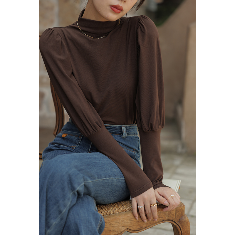 女上衣壹晓晓上衣女修身显瘦秋冬