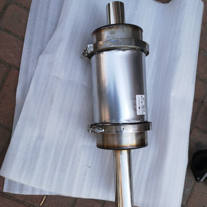 柴油皮卡轻卡通用三元催化器颗粒捕捉器黑烟环保净化器碳化硅DPF图片
