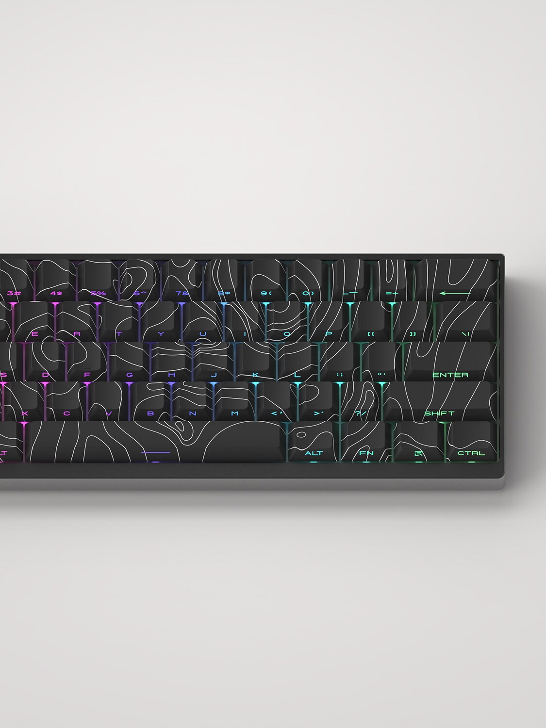 XVX KEYCAP 윤곽 KEYCAP 측면 새겨진 반투명 WOOTING KEYCAP ATK68 KEYCAP ATK V75X DRUNK DEER G68