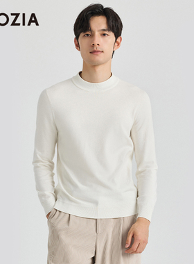 【5A抗菌】ZIOZIA秋季柔软亲肤圆领针织毛衣男士青年ZERD3124A