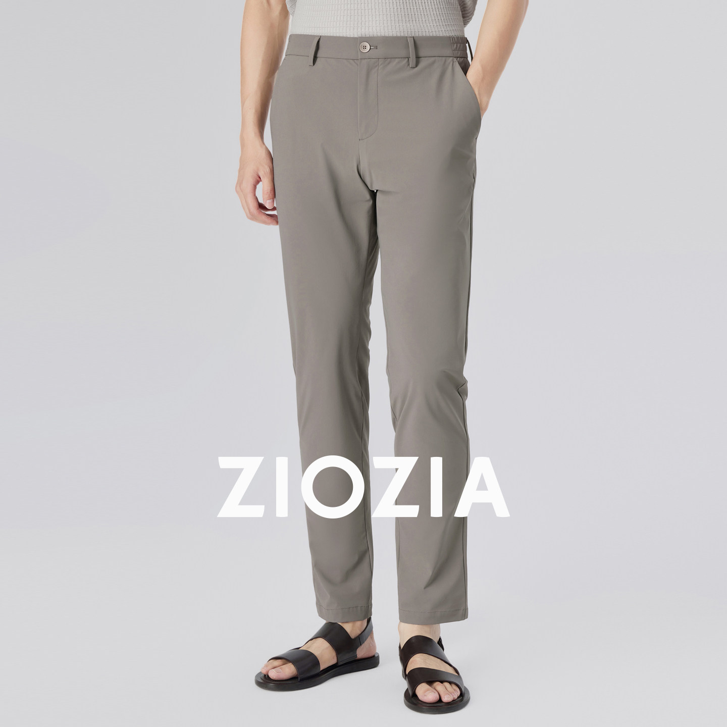 ZIOZIA夏季新品亲肤舒适休闲裤