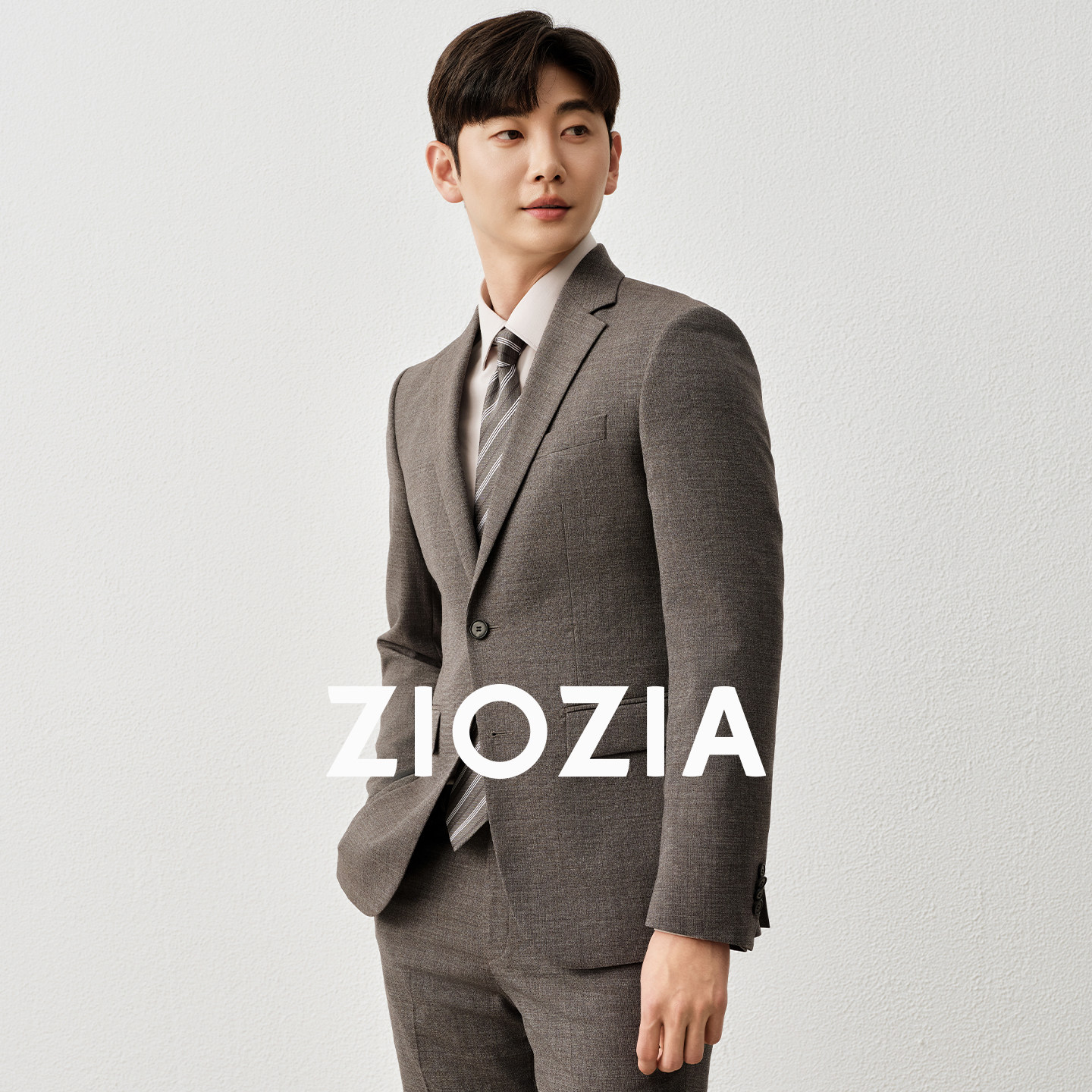 【羊毛混纺】ZIOZIA通勤男装25春新品修身商务正装西服ZSBE1101C
