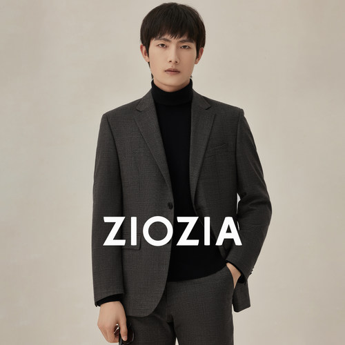 ziozia秋季新品商务通勤男士西服