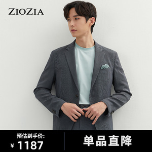 ZIOZIA九牧王旗下男装春季韩版休闲西便服青年西装外套ZKG11102J