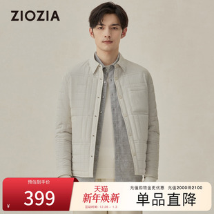 休闲轻便棉服夹克外套男ZJDC3265A 时尚 ZIOZIA男装 冬季