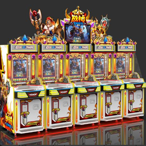战神新款推币机大型电玩游乐设备投币出彩票游戏机四人五人文审机