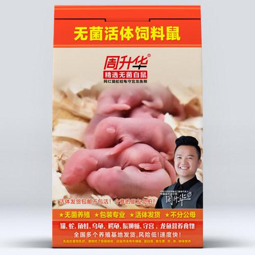 活体乳鼠小白鼠红皮幼鼠猫蛙龟粮