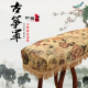 防脱落古筝套标准大古筝通用 清洁盖布 古筝罩防尘罩 亚麻流苏款