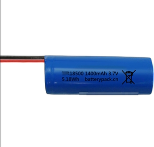 1400mAh 适用于拜尔便携式 ICR18500 3.7V 冲牙器M3锂电池 5.18Wh