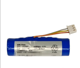 三线插头可充电电池 3.7V 8.14Wh 2200mAh 锂离子电池 CX2301