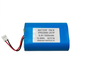 R2TCN锂电池组 6.4V 2000mAh 适用于美的扫地机器人可充电电池