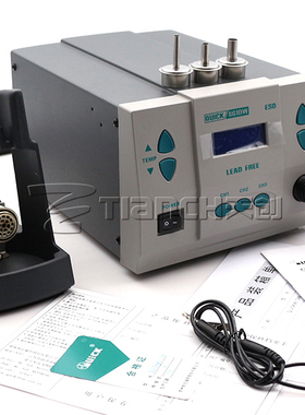 QUICK快克热风枪拆焊台861DW数显无铅智能温控热风拆焊台1000W