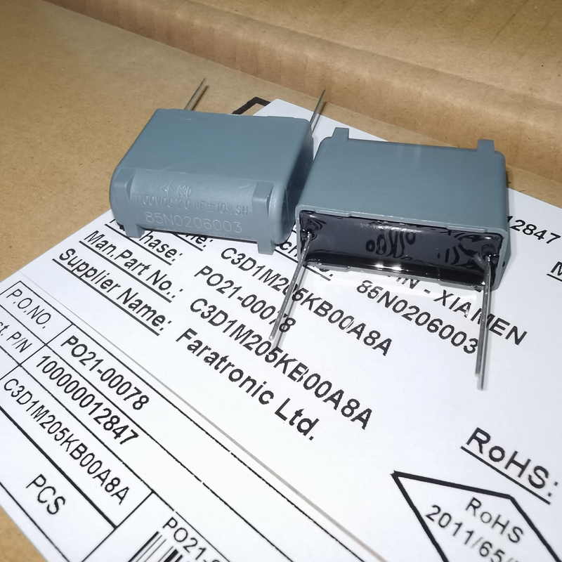 FARATRONIC C3D1M205KB00A8A C3D 205K 2uF1100V DC-LINK薄膜电容