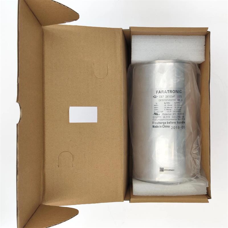 原装法拉 C67W1106J002700 C67 3X10uF850VAC三相交流滤波电容器