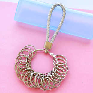 钥匙圈环挂绳定制锁匙扣挂件汽车钥匙链钥匙盘串多圈环收纳标记牌