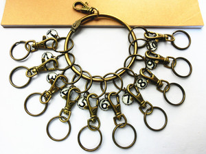 加厚结实钥匙盘锁匙挂牌仓库房东宿舍宾馆酒店大钥匙牌扣圈环串