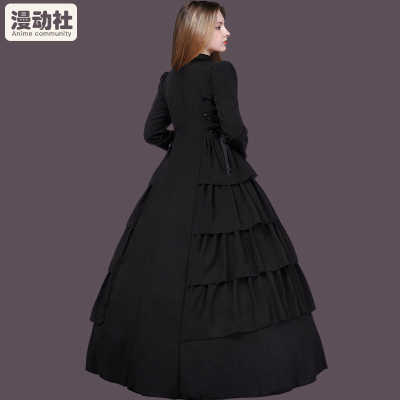 【阿仓捡漏】吸血鬼清仓cos服女维多利亚复古礼服裙cosplay服装