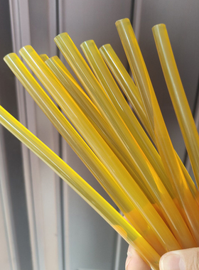 超粘黄色透明热熔胶棒电溶胶条手工7m11强力修复汽车凹陷黄色胶棒