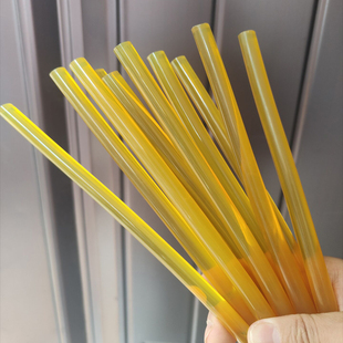 超粘黄色透明热熔胶棒电溶胶条手工7m11强力修复汽车凹陷黄色胶棒