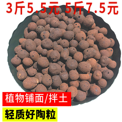 花卉轻质陶粒回填卫生间铺面包邮垫底园艺水培防烂根透气促销陶土