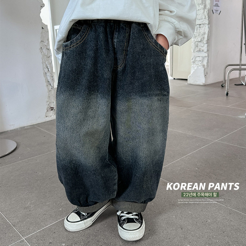 男童牛仔裤春秋款中大童直筒裤2025新款儿童春季裤子,童装/婴儿装/亲子装,儿童牛仔裤,淘宝优惠券,粉丝福利购,淘宝优惠卷