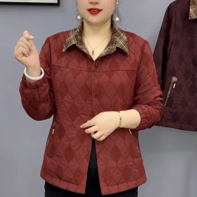 翻领纯色百搭夹克双层春秋外套