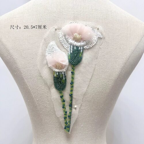 珍珠树叶水晶韩国饰品披肩别针