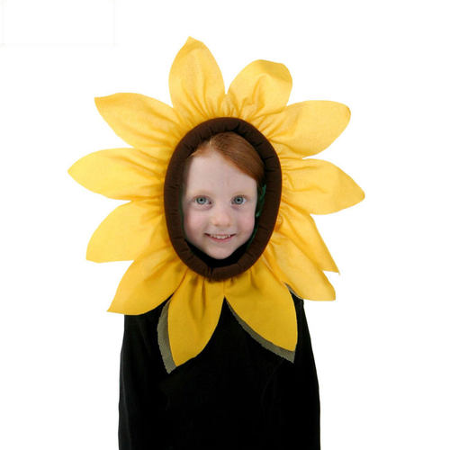 Cosplay万圣节舞台表演演出植物大战僵尸向日葵太阳花角色扮演帽