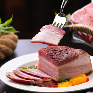俄式萨拉肉五花肉老式火腿香肠盘肠红肠U行肠手工牛肉肠经典雪花