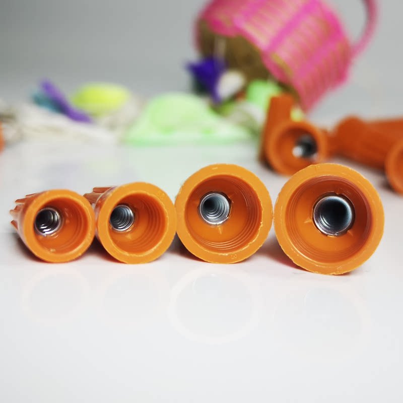 金笔p1p2p3p4闭端子绝缘线头压线螺旋转并线电工配件压线帽弹簧卡