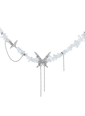 南风歌可佩戴的诗歌《蝴蝶》系列S925银蛋白石新中式系列礼物