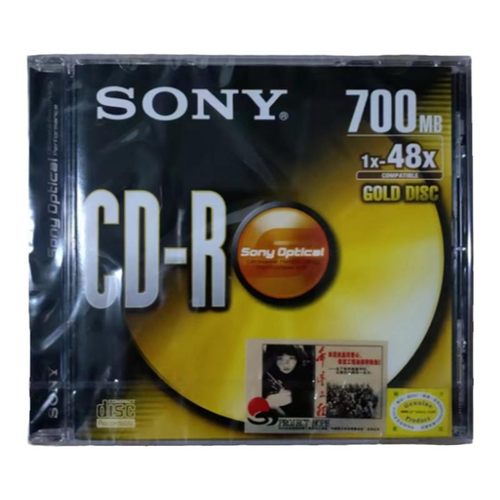 原装sony索尼cd光盘700mb48x电脑