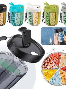 7 Grids Pill Container Portable Large Capacity