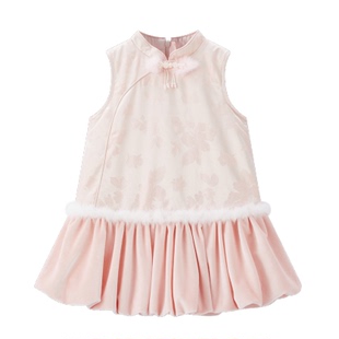 新款 F4FAG1124 2026春装 peace太平鸟童装 女童休闲连衣裙599 mini