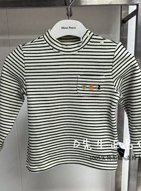 F3CPF4246 mini peace太平鸟童装2025冬装新款婴童长袖T恤 229