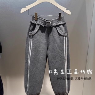 mini 女童针织长裤 peace太平鸟童装 新款 429 2025冬装 F2GHF4519