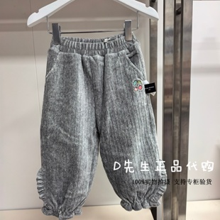 mini 婴童针织长裤 peace太平鸟童装 新款 329 2025冬装 F4GHF4254