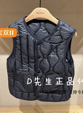 F1AHE41A1 mini peace太平鸟童装2024冬装新款男童羽绒服马甲 399