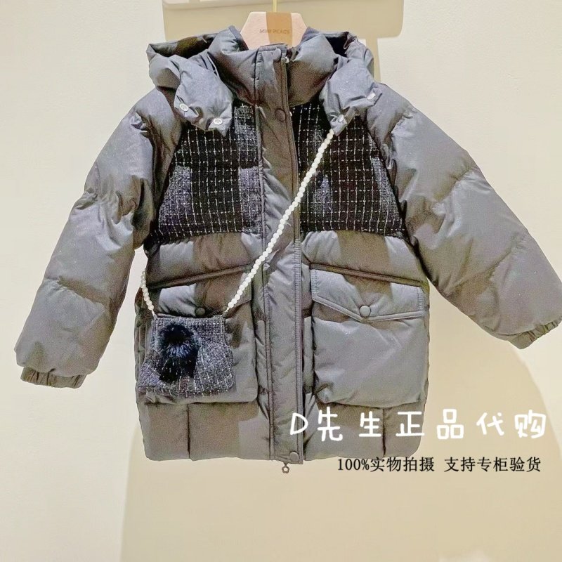 F2ACF4317 mini peace太平鸟童装2025冬装新款女童羽绒服 1299