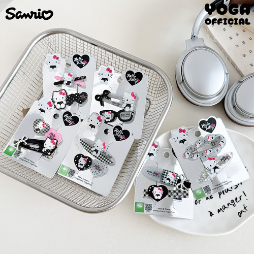 凯蒂猫家族系列黑白发夹