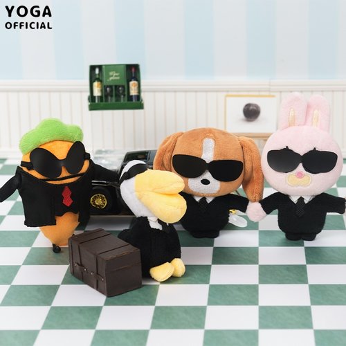 暹罗厘普黑帮墨镜毛绒玩偶冰箱贴