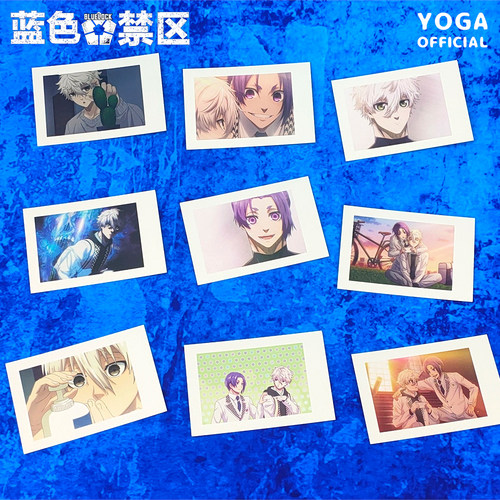 蓝色禁区凪拍立得卡片盲盒谷子